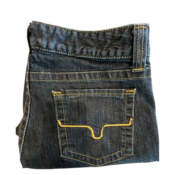 Kimes Ranch Betty Jeans Women Tag 4/32 Mid Rise Straight Leg Bootcut Dark Blue - Picture 1 of 8